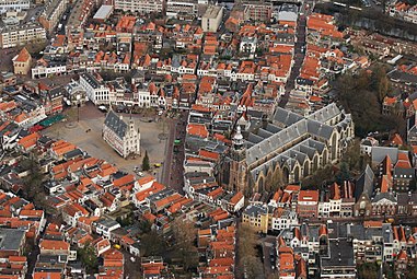 Le centre historique de Gouda.