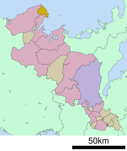 Location of Ine in Kyoto Prefecture