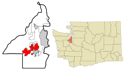 Location of Bremerton, Washington