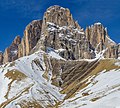 56 Langkofel group from Sellajoch Col Rodella Fassa uploaded by Moroder, nominated by Moroder