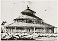 Demak Great Mosque, Java in 1810, KITLV 29489