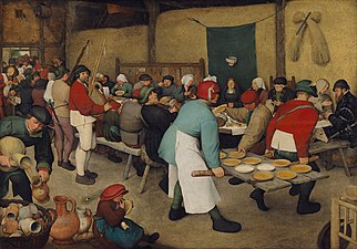 Le Repas de noces, de Pieter Brueghel l'Ancien.