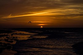 Vista da praia de Camocim