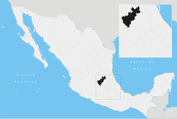 State of Querétaro within Mexico