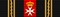 Cavaliere di Gran Croce Magistrale con fascia del Sovrano Militare Ordine di Malta - nastrino per uniforme ordinaria