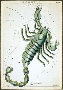 Scorpius, by Sidney Hall and Richard Rouse Bloxam (restored by Adam Cuerden)