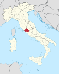 Položaj Provincije Viterbo u Italiji