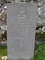 Grave of an Irish WAAF, Clonmacnoise. Cpl Bridget White was serving with the No3 (Pilots) Advanced Flying Unit based at RAF South Cerney when she died in a road accident.[16]