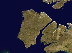 Nasa-Satellietbeeld van die Banks-eiland