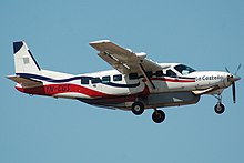 Cessna 208 de La Costeña sobre Managua (2011)