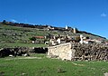 Vista oriental de las ruinas de Moya (Cuenca), desde la ermita de la Cruz.