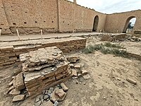 The courtyard of Ninurta temple (E-SAG-DINGIR-RI-E-NE)