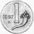 Pezh ul lira italian e 1957.