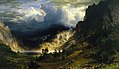 Albert Bierstadt: Tempestade nas Montañas Rochosas