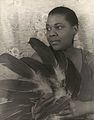 Image 6 Bessie Smith Photograph credit: Carl Van Vechten; restored by Adam Cuerden Bessie Smith (April 15, 1894 – September 26, 1937) was an American blues singer widely renowned during the Jazz Age. She is often regarded as one of the greatest singers of her era and was a major influence on fellow blues singers, as well as jazz vocalists. Born in Chattanooga, Tennessee, her parents died when Smith was young, and she and her sister survived by performing on the streets of Chattanooga, Tennessee. She began touring and performed in a group that included Ma Rainey, and then went out on her own. Her successful recording career began in the 1920s, until an automobile accident ended her life at age 43. More selected pictures