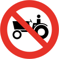 Interdiction des véhicules agricoles