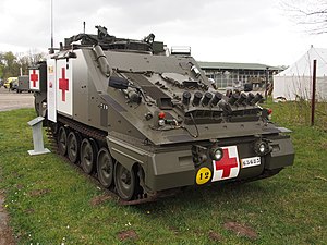 FV104 Samaritan на параді з нагоди Національного дня Бельгії.