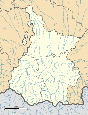 Сабаррос на карте