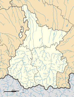 阿代在上比利牛斯省的位置