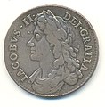 Half-crown of James II