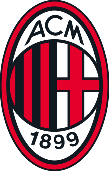 Description de l'image Logo of AC Milan.svg.