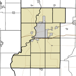 Markles is located in Vigo County, Indiana
