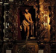 El Señor Atado a la Columna (1619), de Gregorio Fernández (iglesia de la Vera Cruz, Valladolid)