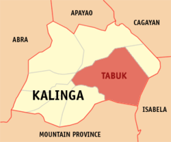 Mapa ning Kalinga ampong Tabuk ilage