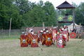 Recreation of Roman infantry