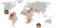 Une carte sur les 30 plus grands bidonvilles au monde.