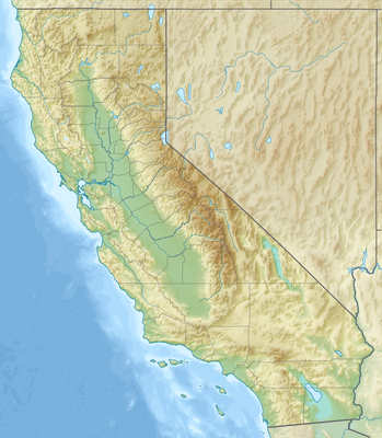 Location map USA California