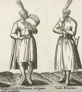 Rutenos, una ilustración en un libro por Pietro Bertelli, 1563