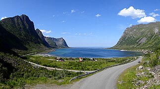 Steinfjorden, Senja island