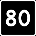 Rekommenderad högsta hastighet 80 km/h / Recommended maximum speed 80 km/h