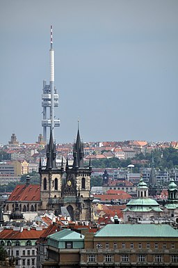 TV-tornet från Prags centrum