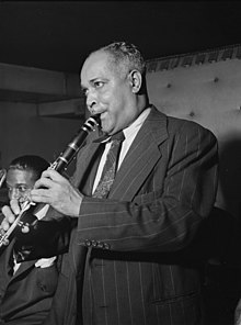 Albert Nicholas in Jimmy Ryan's (Club), New York, c. 1947. Image: William P. Gottlieb