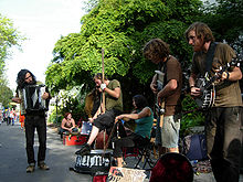 Blackbird Raum performing at Northwest Folklife Festival in Seattle, WA (2007)