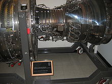 CFM56-3发动机内部，图示高压压气机