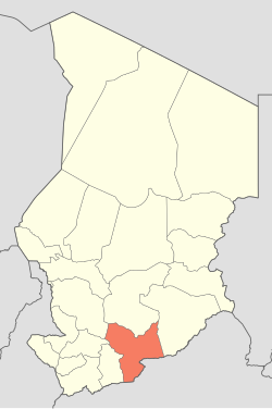 Sarh is located in Chad