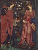 Fair Rosamund and Queen Eleanor Edward Burne-Jones, 1861 Yale Centre for British Art[337]