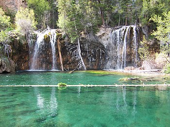 Hanging Lake in Glenwood Canyon, Colorado.