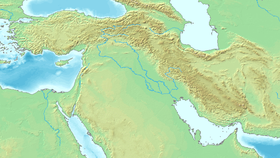 Xardinos colgantes de Babilonia alcuéntrase n'Oriente Próximu