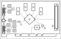 Open Graphics Development board component map (see image description)