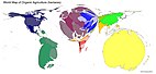 Carte mondiale de l’agriculture bio.