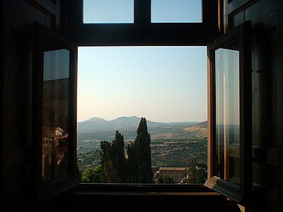 The view from the apartments of the Cardinal