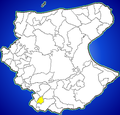 Mappa del territorio di Accadia nella Provincia di Foggia
