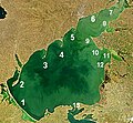 Større landtanger i Det Azovske Hav