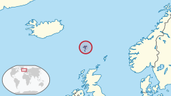 Location of Kapuloan Faroe