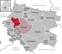 Geislingen - Localizazion