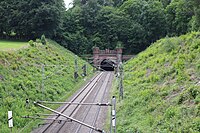 Oostelijk portaal van de Gemmenicher Tunnel (Duitse zijde)